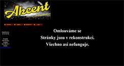 Desktop Screenshot of akcent-blansko.cz